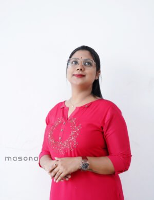 Yock Embroidery Slited Top & Bottom - M1708