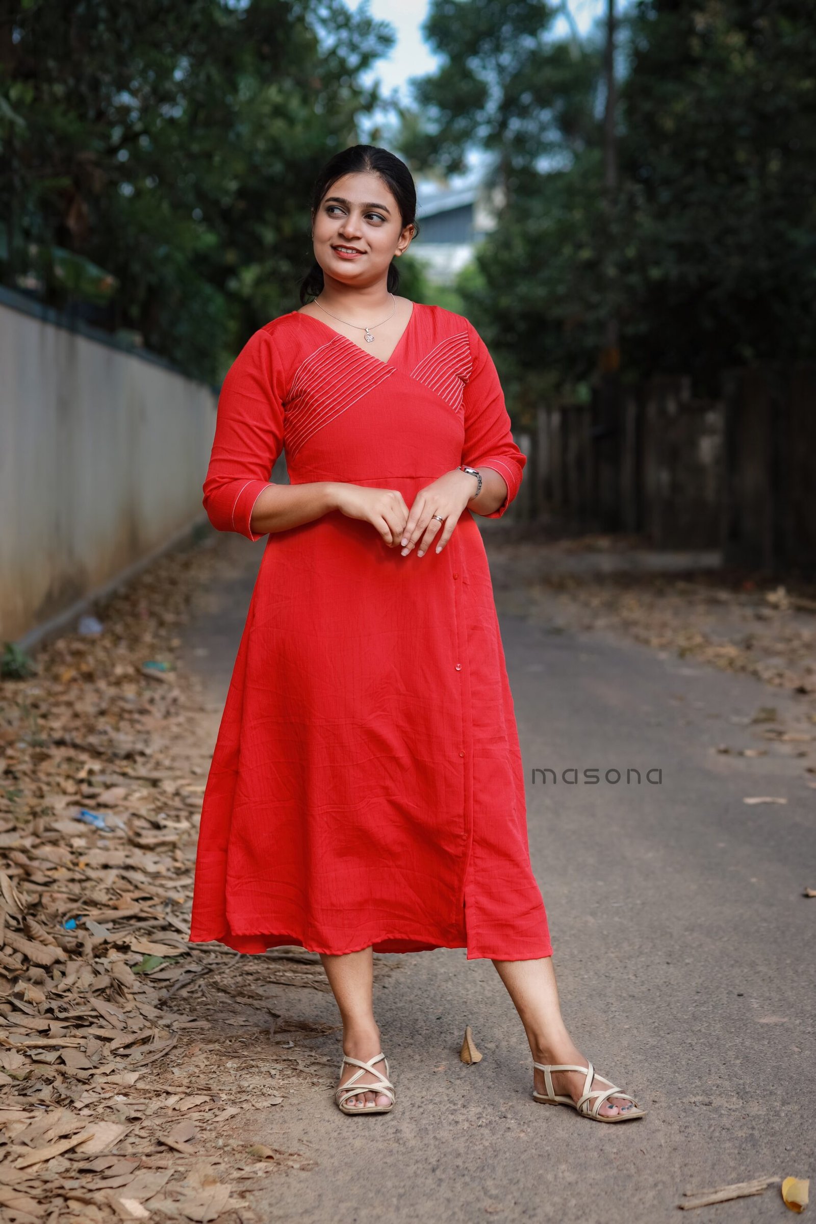 Christmas Collection Dress Kurti - M1729 - Image 4