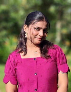 Cotton Silky Slub Weaving Butta Slit Kurti - M1631