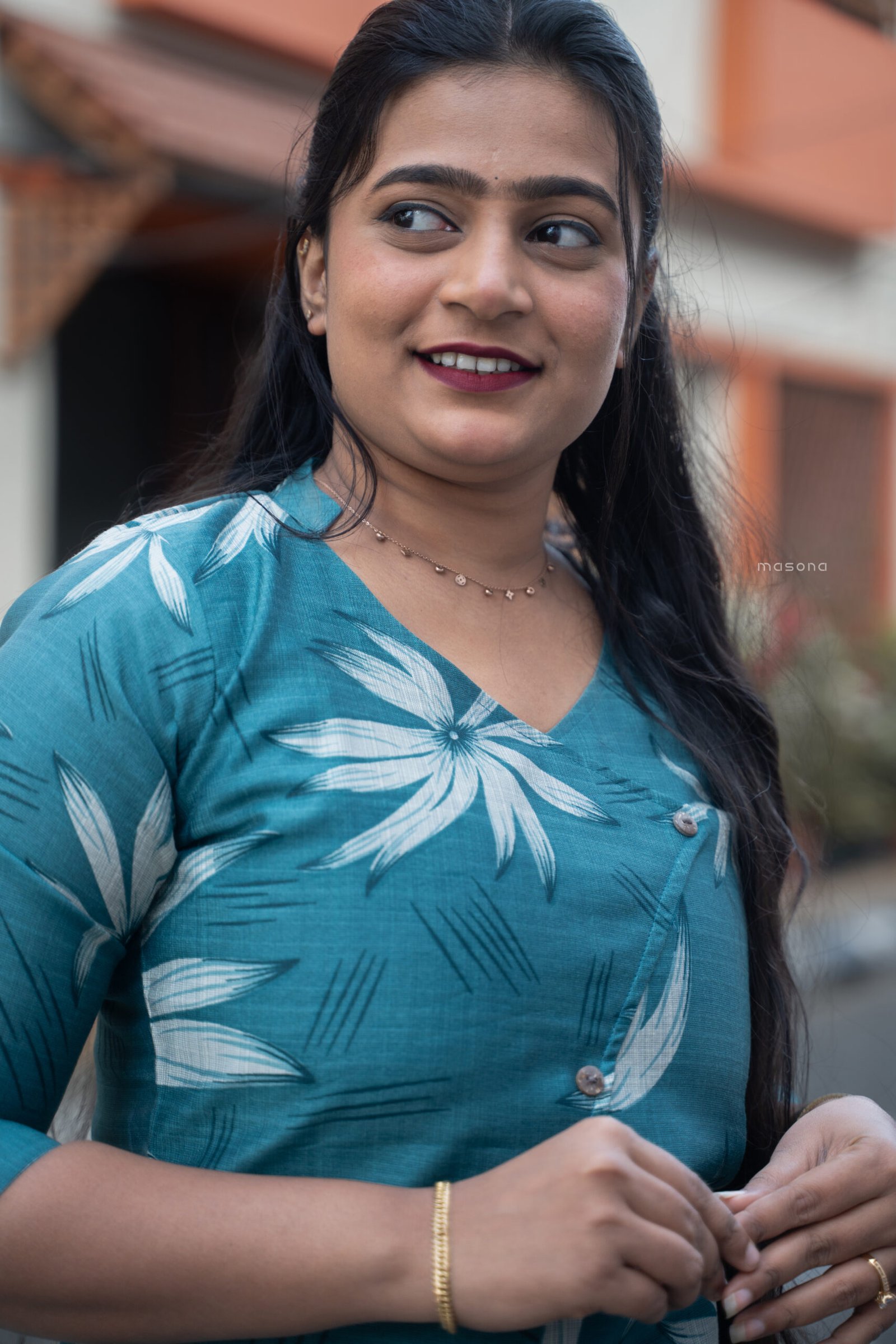 Berlin Floral Printed Top & Bottom - M1749 - Image 4