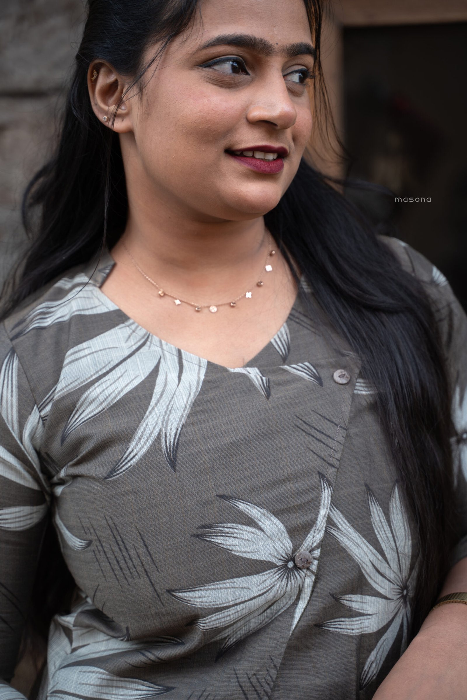 Berlin Floral Printed Top & Bottom - M1749 - Image 7