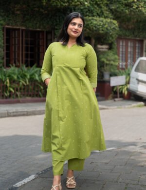 Cotton Ethnic Kurti Set - M1762