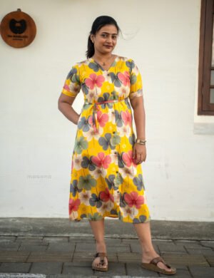 The Everyday Bloom A-Line Kurti - M1726