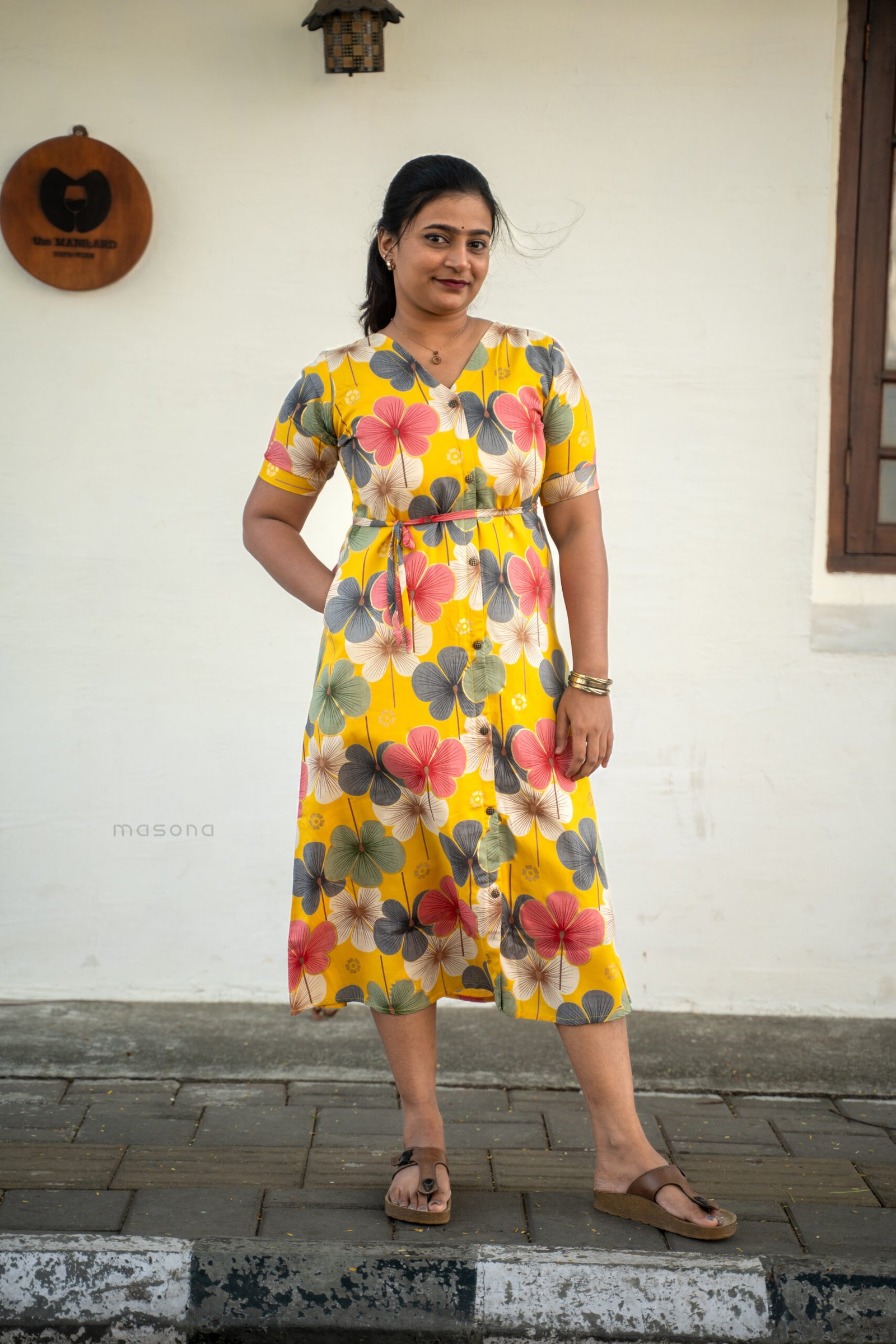 The Everyday Bloom A-Line Kurti - M1726