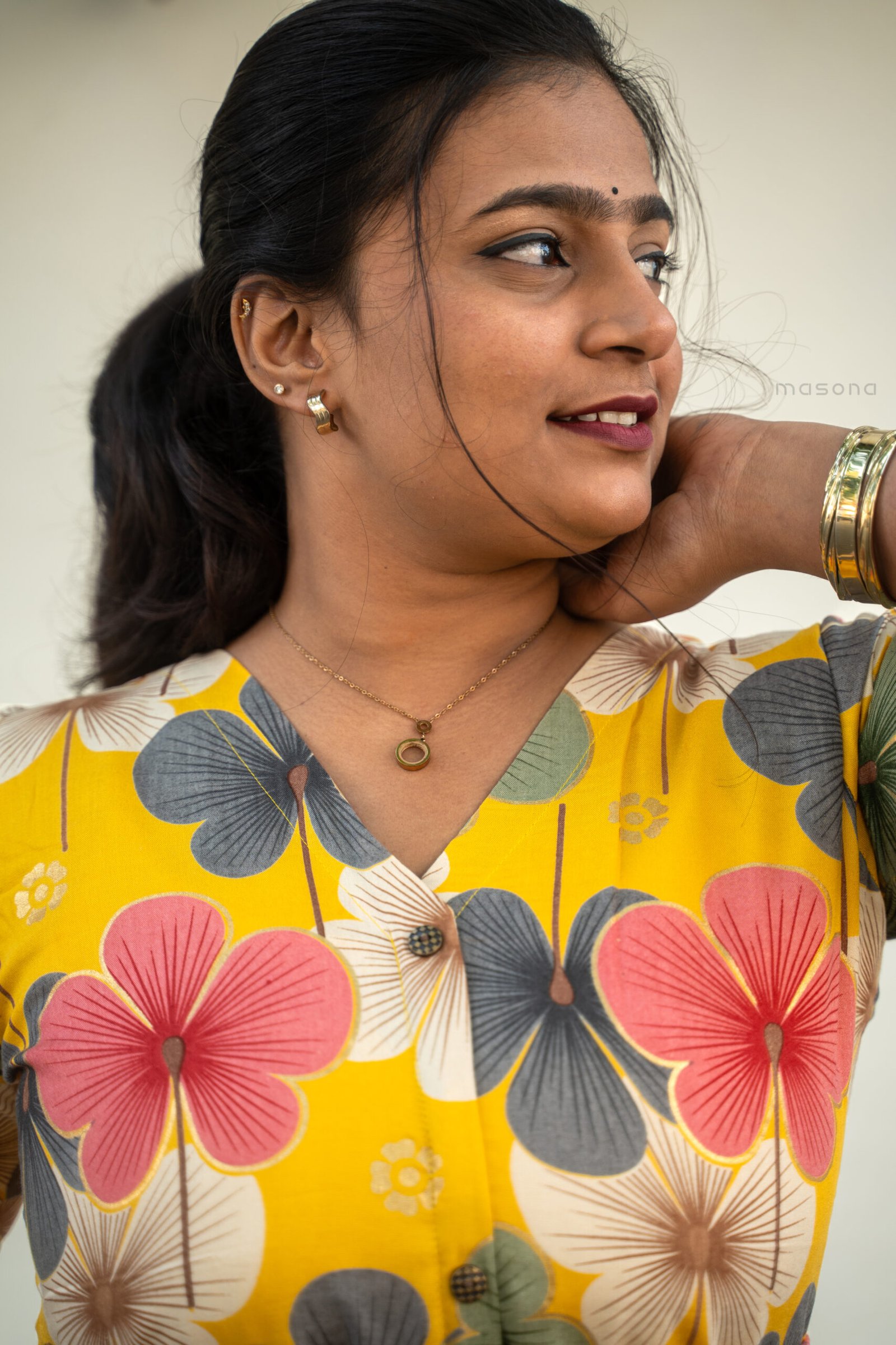 The Everyday Bloom A-Line Kurti - M1726 - Image 4