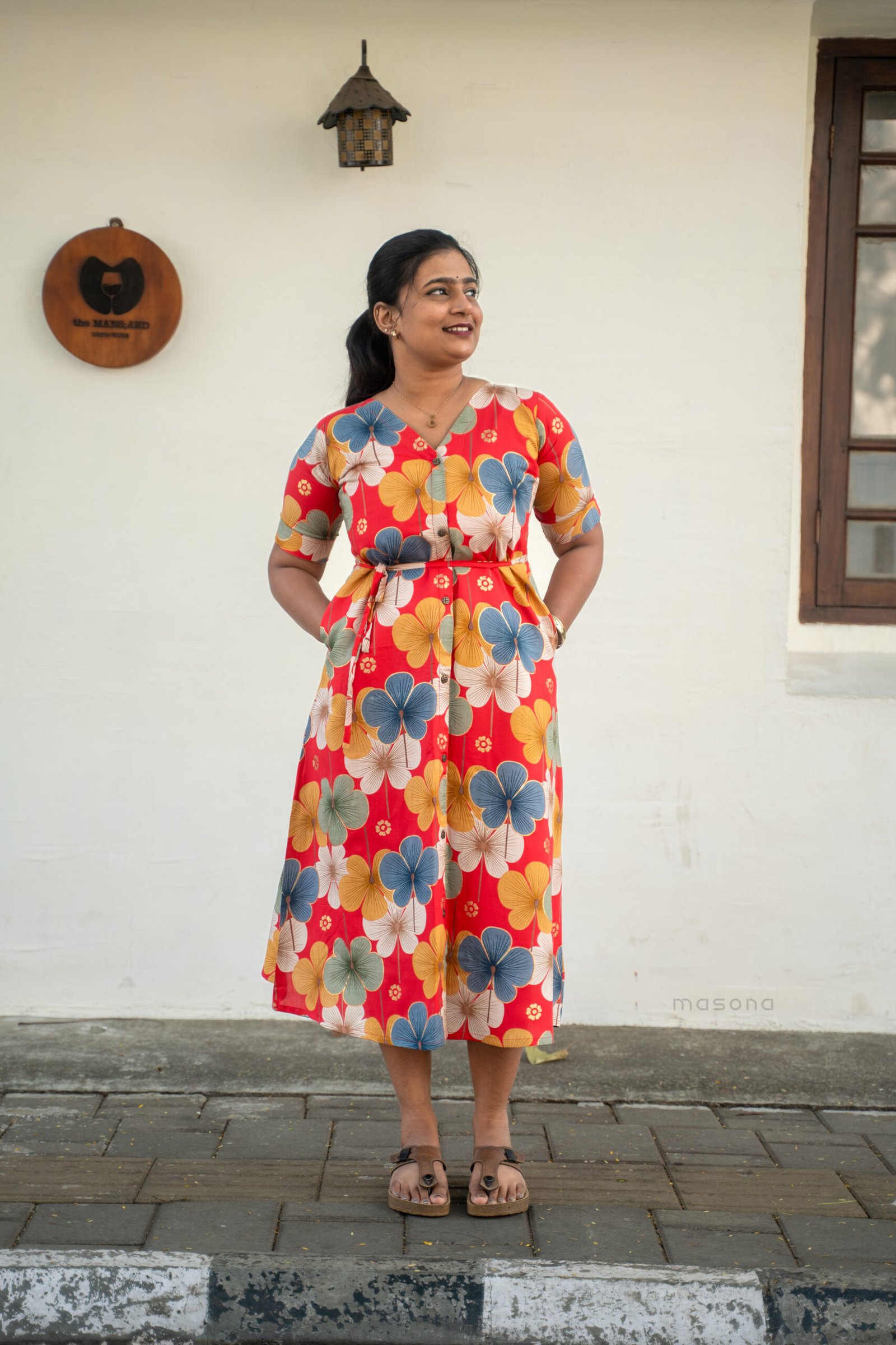 The Everyday Bloom A-Line Kurti - M1726 - Image 5