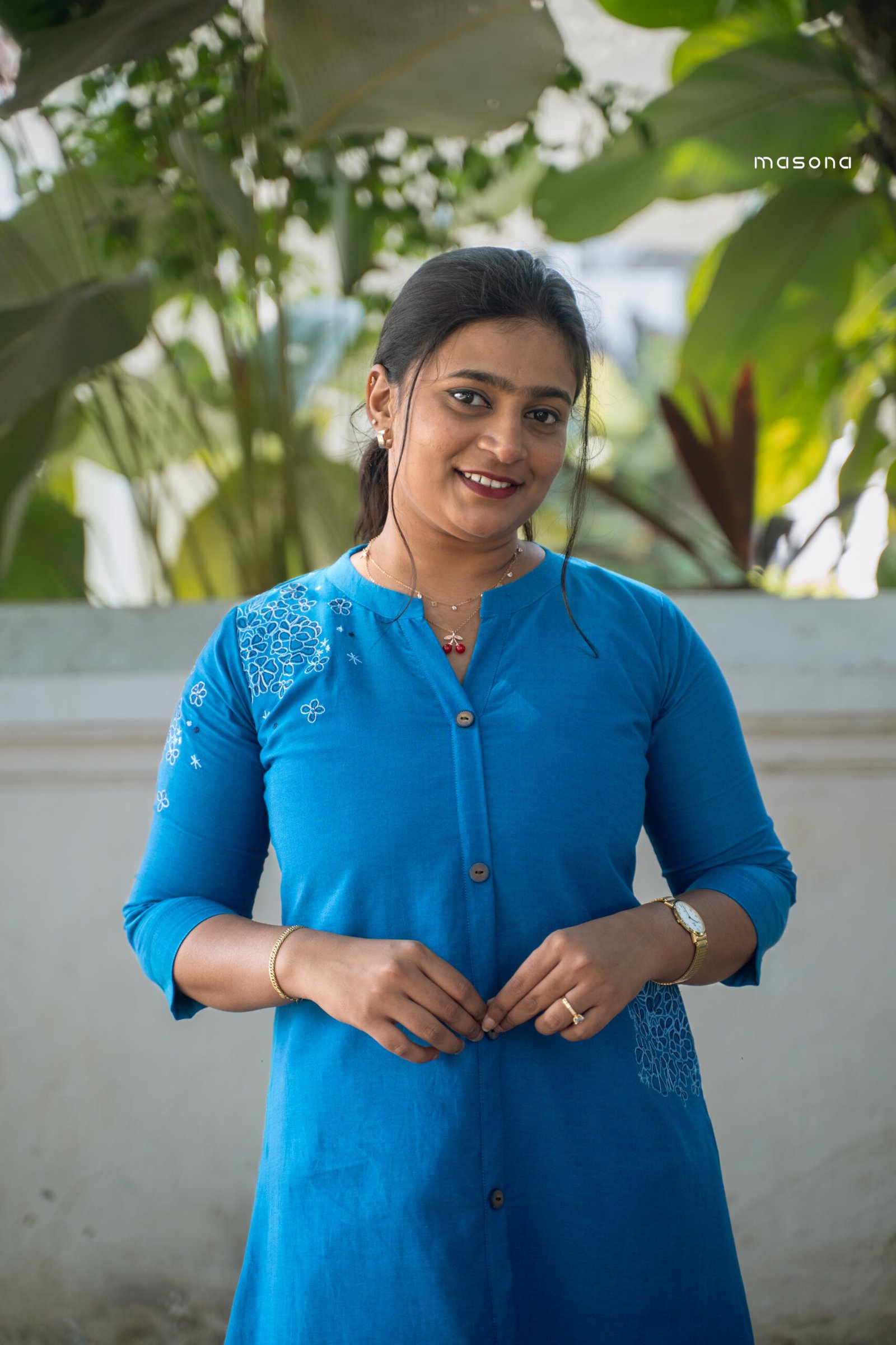 Serene Petal A-Line Kurti - M1775