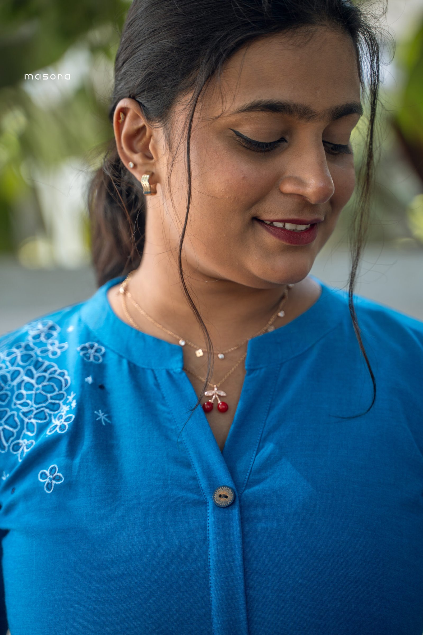 Serene Petal A-Line Kurti - M1775 - Image 10
