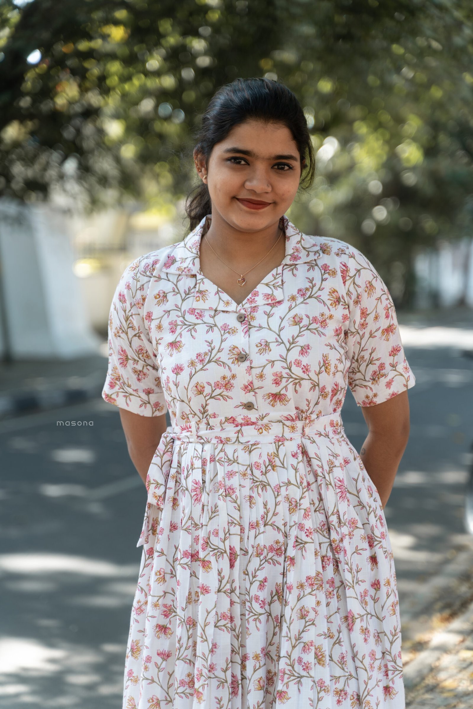 Floral Print Frock - M1761 - Image 3