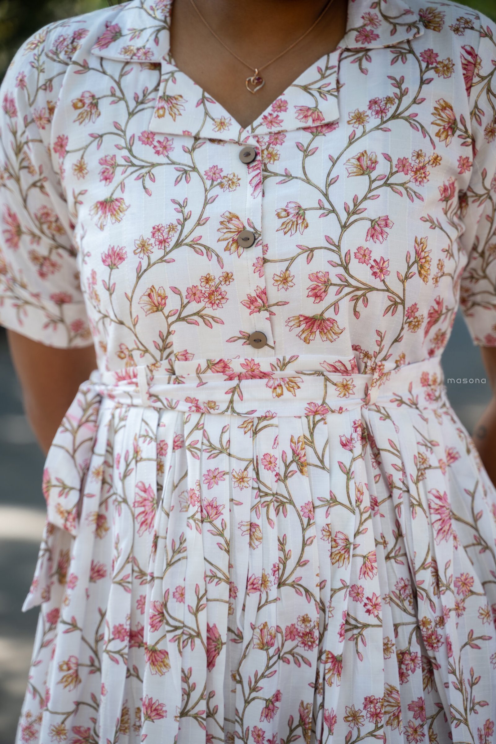 Floral Print Frock - M1761 - Image 4