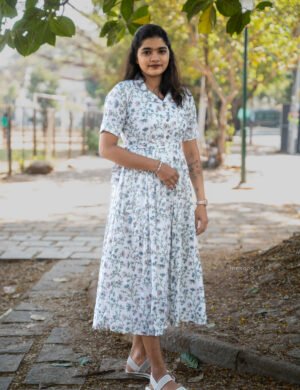 Floral Print Frock - M1761