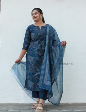 Berlin Straight Cut Kurti Set - M1857