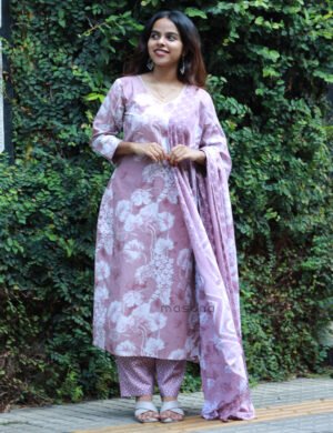 Pastel Petal Kurti Set - M1851