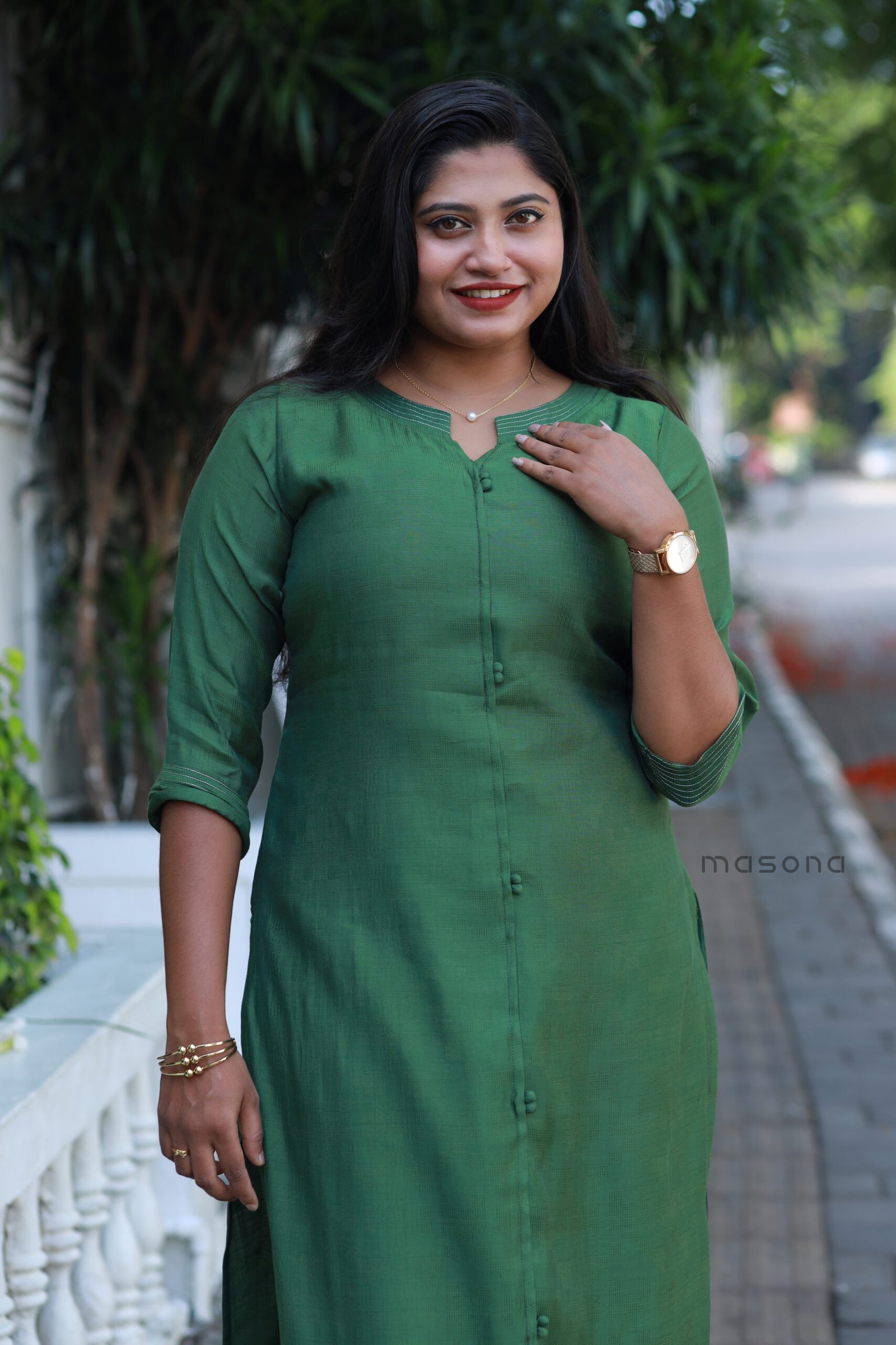 Supriya Silk Straight Cut Kurti Set - M1875 - Image 6