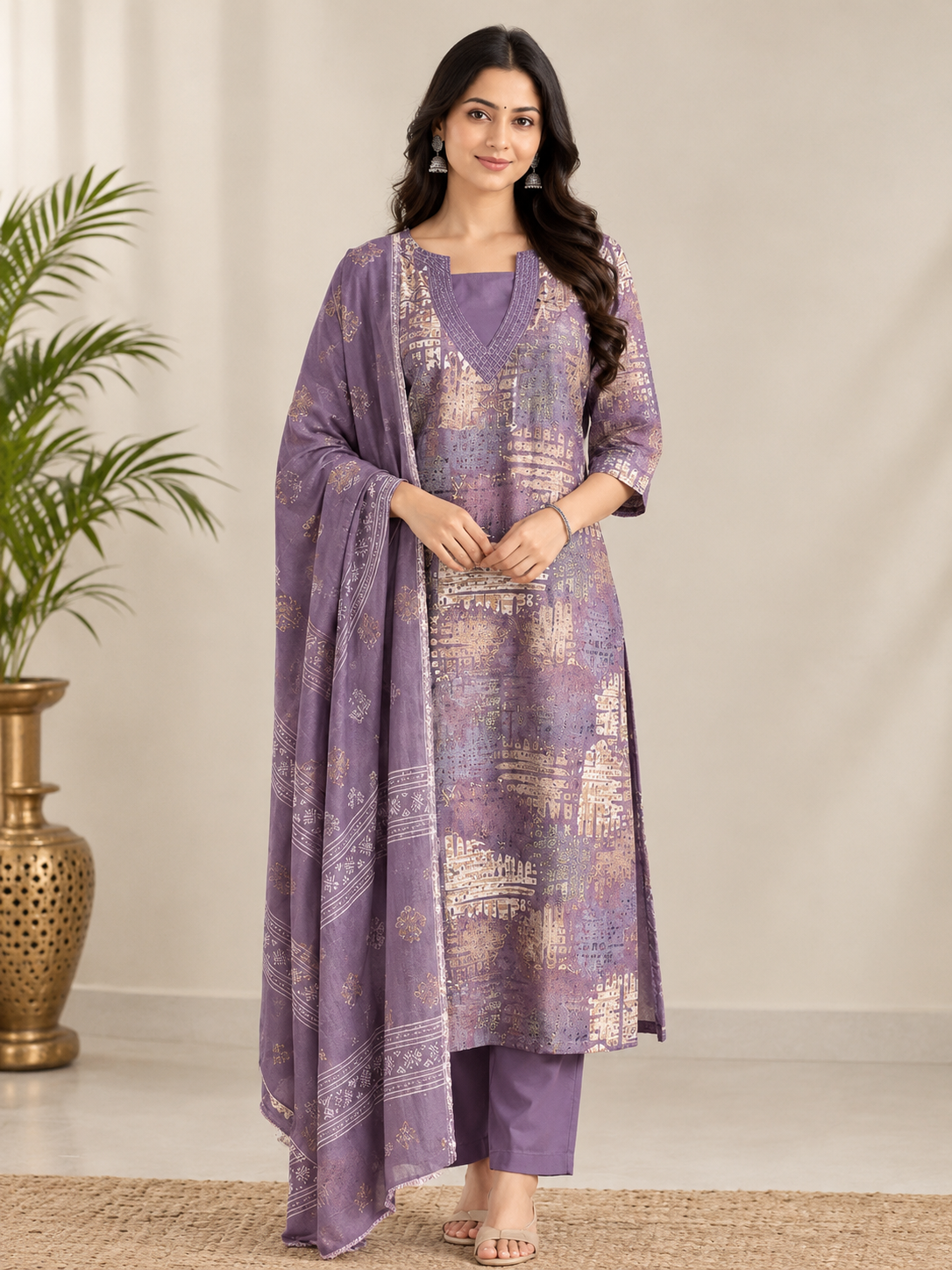 Mal Chanderi 3-Piece Set - M 1967 - Image 4