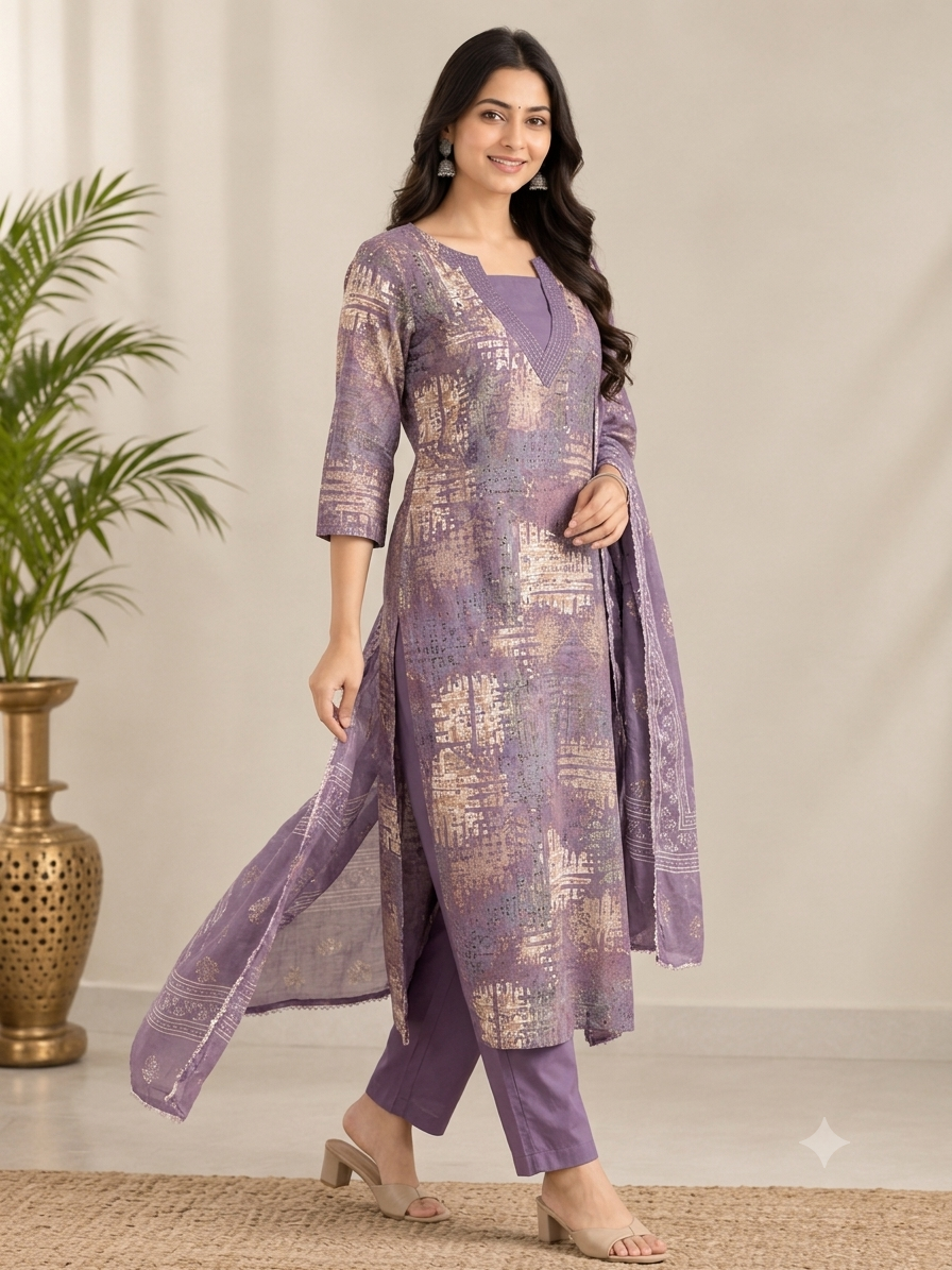 Mal Chanderi 3-Piece Set - M 1967 - Image 2