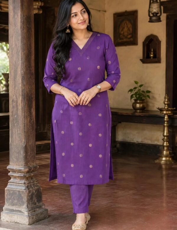 V-Neck South Cotton Set - M1955